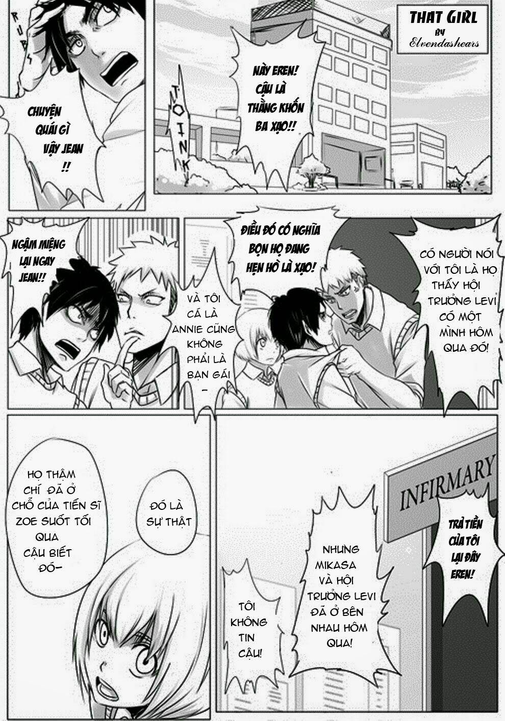 Đại Chiến Titan - Doujinshi Về Cuộc Tình Tay 4: Chapter 5