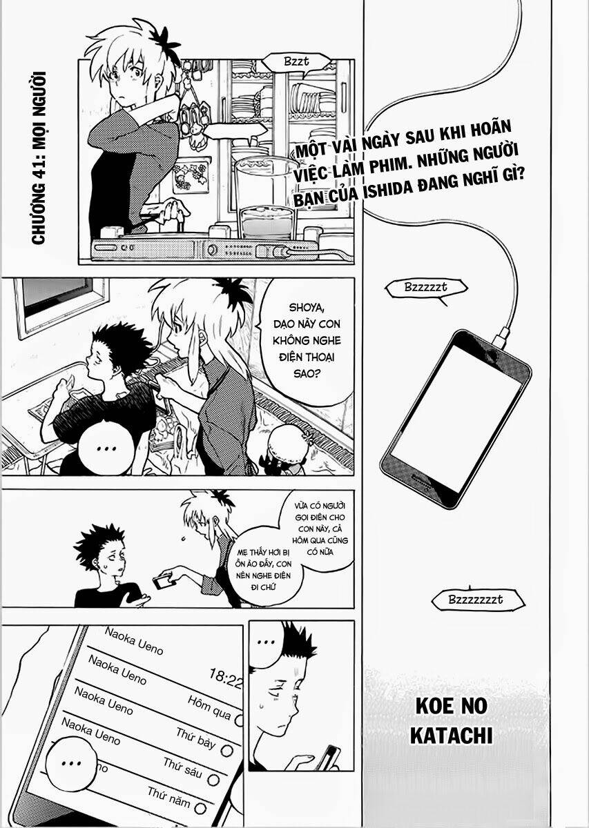 Koe No Katachi: Chapter 41