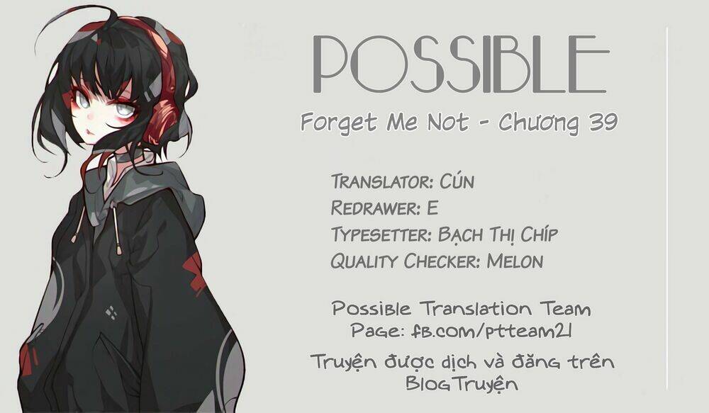 Forget Me Not: Chapter 39