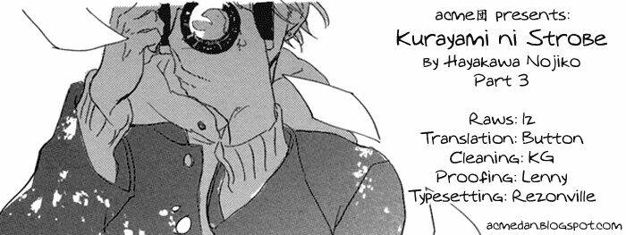 Kurayami Ni Strobe: Chapter 3