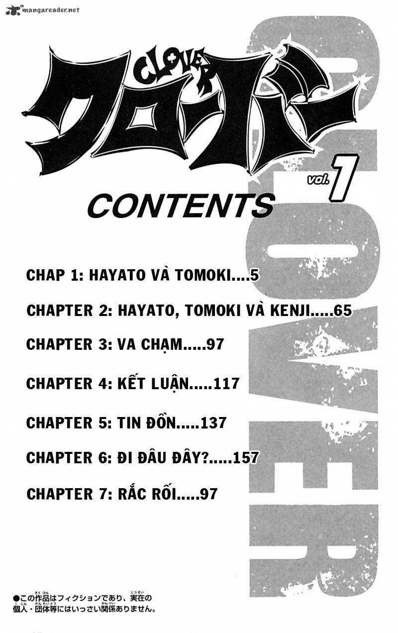 Clover (Tetsuhiro Hirakawa): Chapter 1