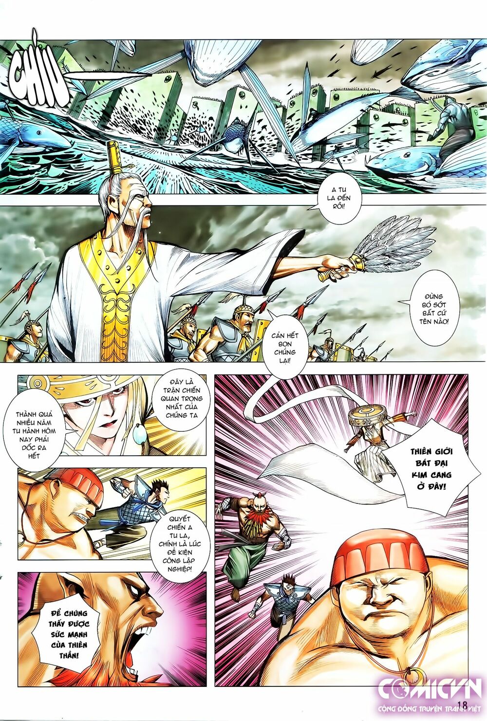 Tây Du: Chapter 114: Tu La Ma Đao đấu Thiên Thủ Chiến Trận