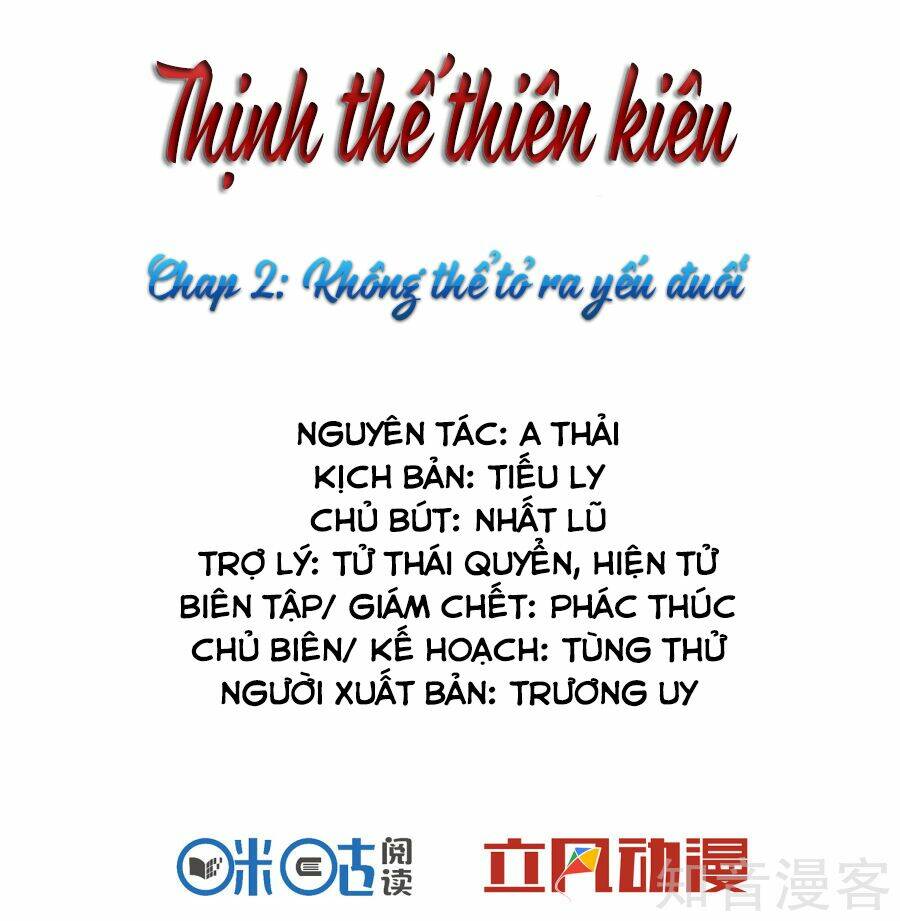 Thịnh Thế Thiên Kiêu: Chapter 2
