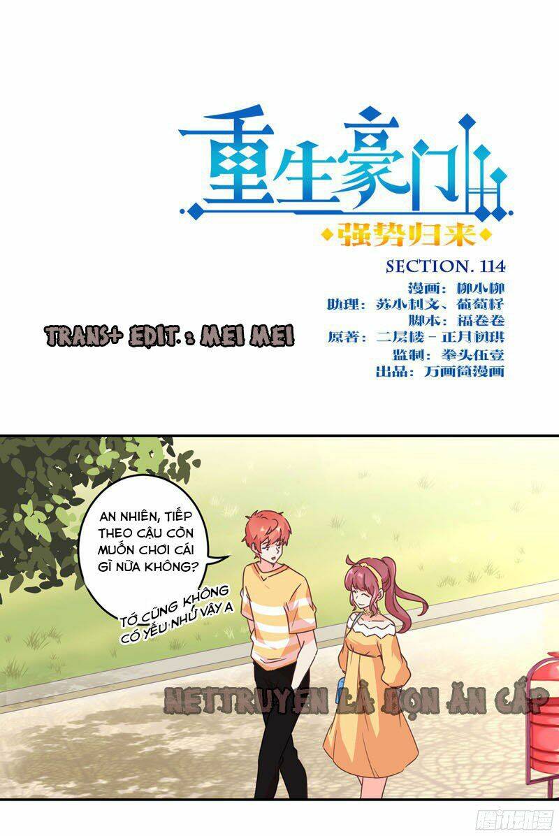 Trọng Sinh Chi Hao Môn Cường Thế Quy Lai: Chapter 114