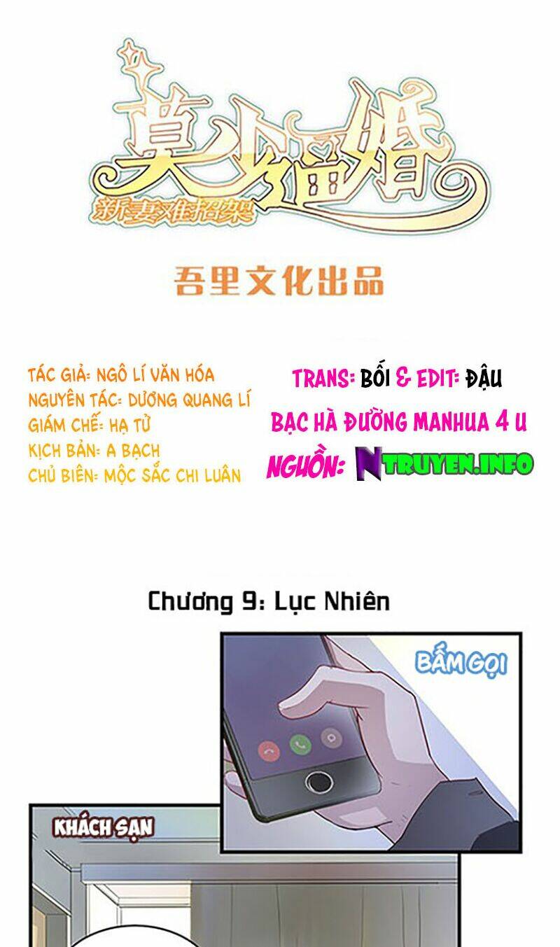 Mạc Thiếu Bức Hôn: Vợ Mới Khó Chống Đỡ: Chapter 9