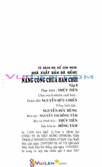 Nàng Công Chúa Ham Chơi: Chapter 8
