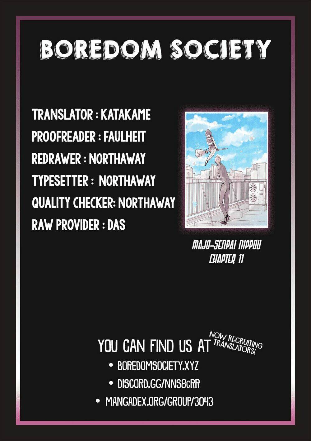 Majo-Senpai Nichijou: Chapter 11