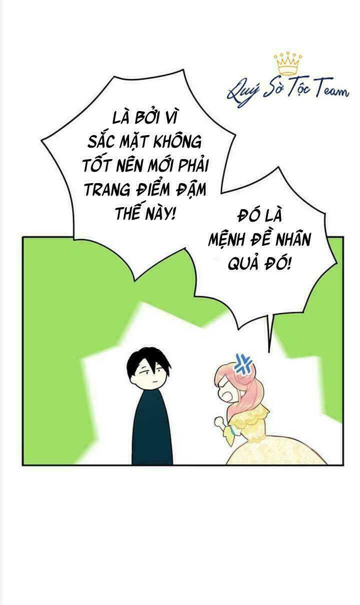 Tồn Tại Với Tư Cách Là Vợ Của Nam Chính: Chapter 37: Nàng đánh phấn dày thế