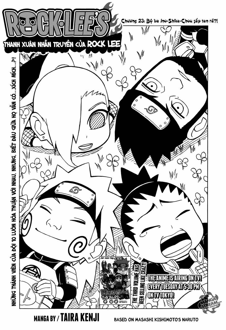 Cửu Vĩ Hồ Ly Ngoại Truyện Rock Lee: Chapter 23