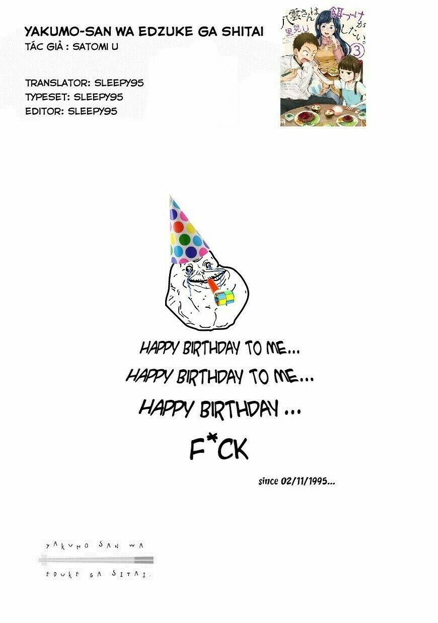 Yakumo-San Wa Ezuke Ga Shitai: Chapter 26