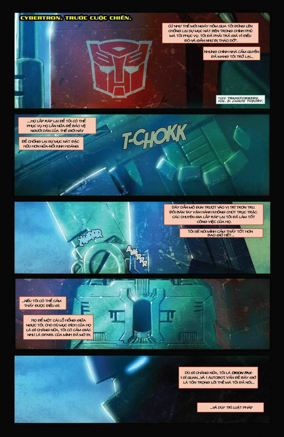 The Tranformers - Autocracy: Chapter 1