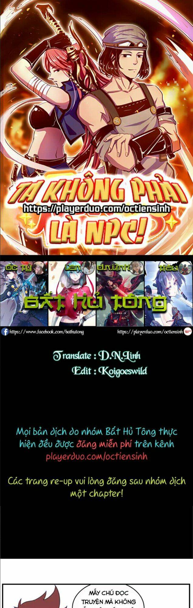 Ta Không Phải Là Npc: Chapter 47