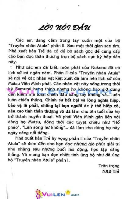 Truyền Nhân Atula Phần II: Chapter 3