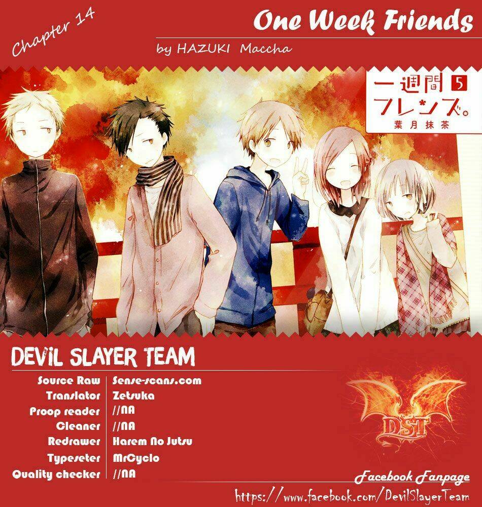 One Week Friends Dst: Chapter 14