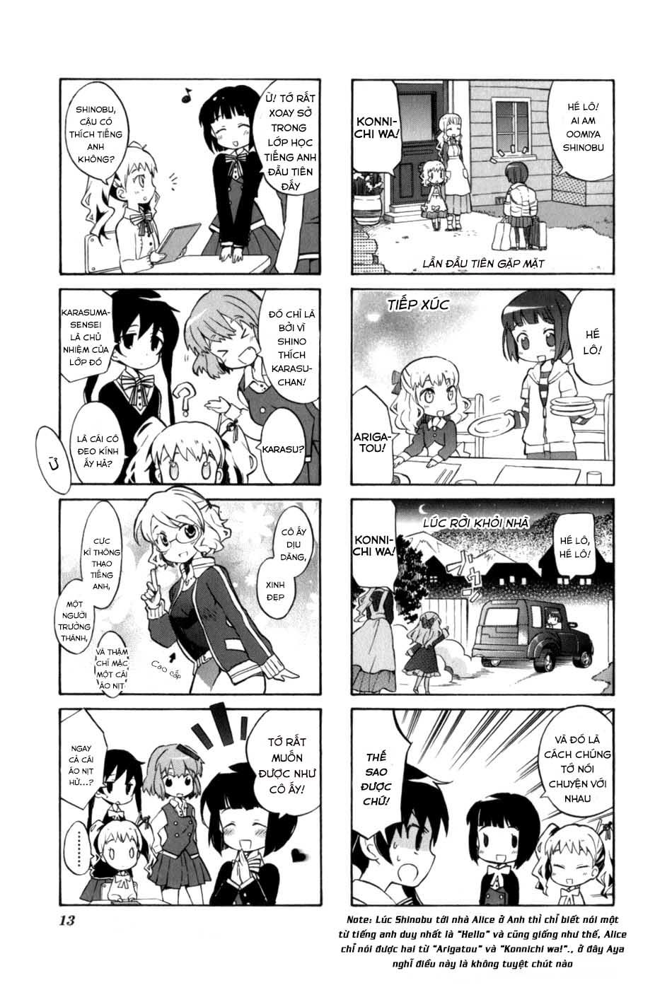 Kiniro Mosaic: Chapter 1