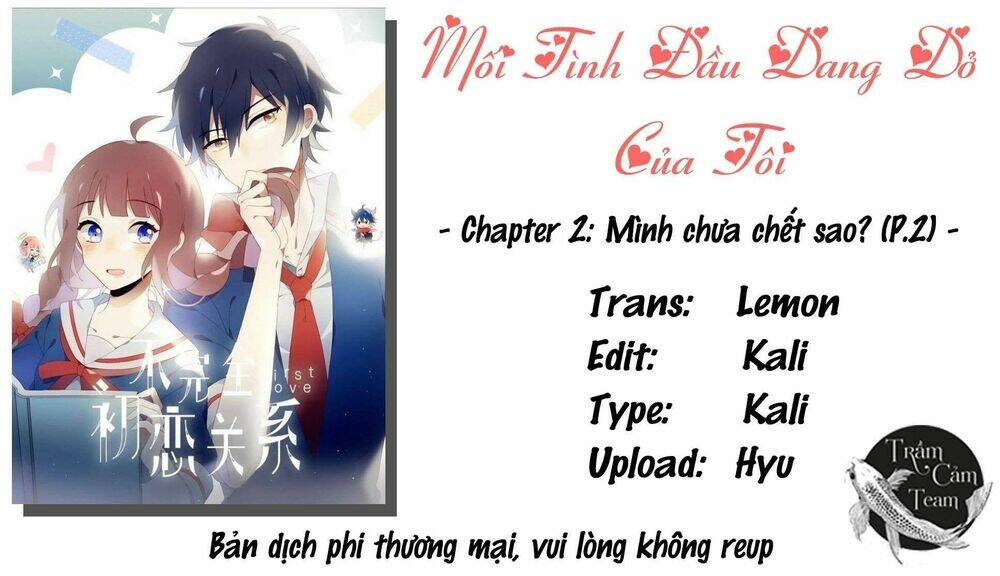 Mối Tình Đầu Dang Dở Của Tôi: Chapter 2