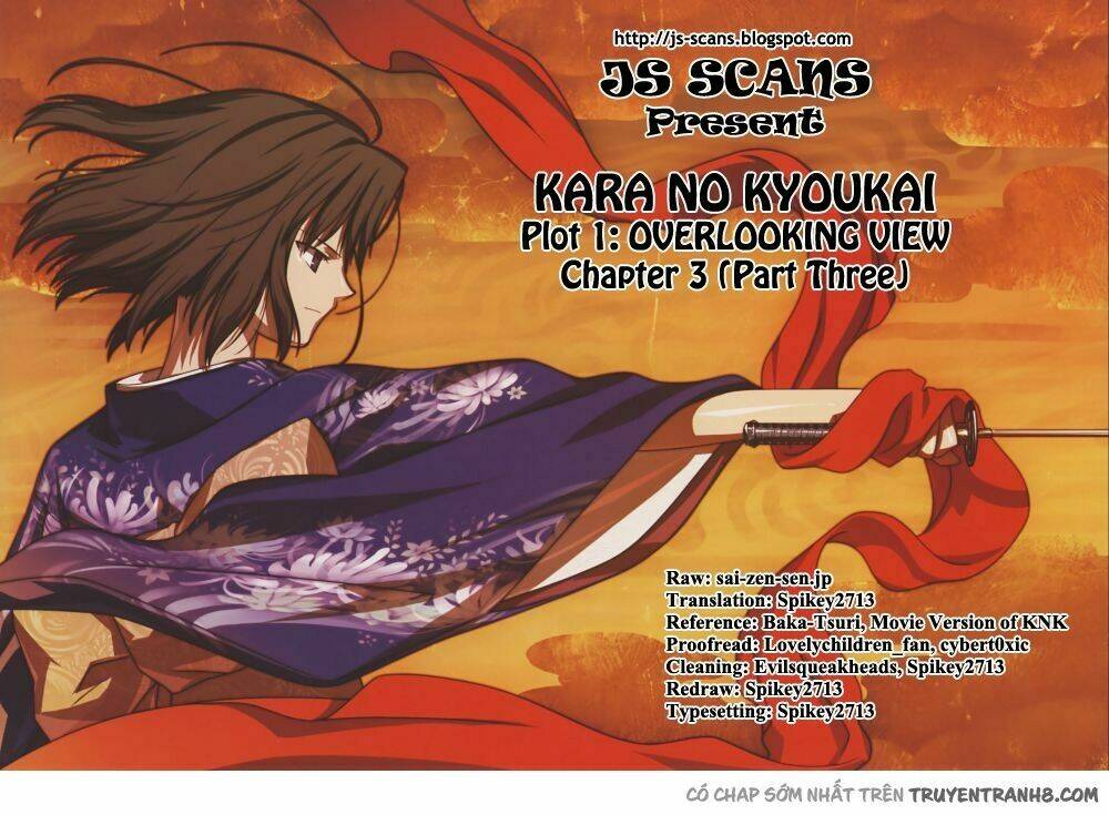 Kara No Kyoukai - The Garden Of Sinners: Chapter 3