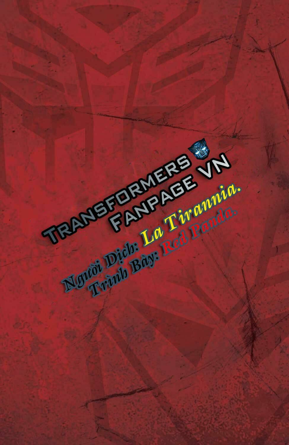 The Tranformers - Autocracy: Chapter 1