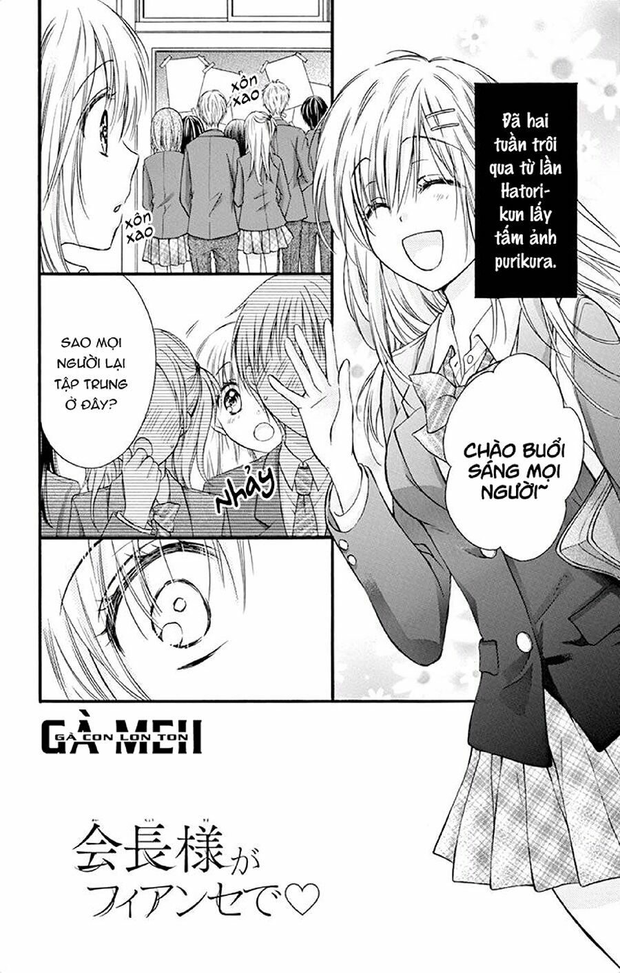Kaichou-sama ga Fiancee De: Chapter 18