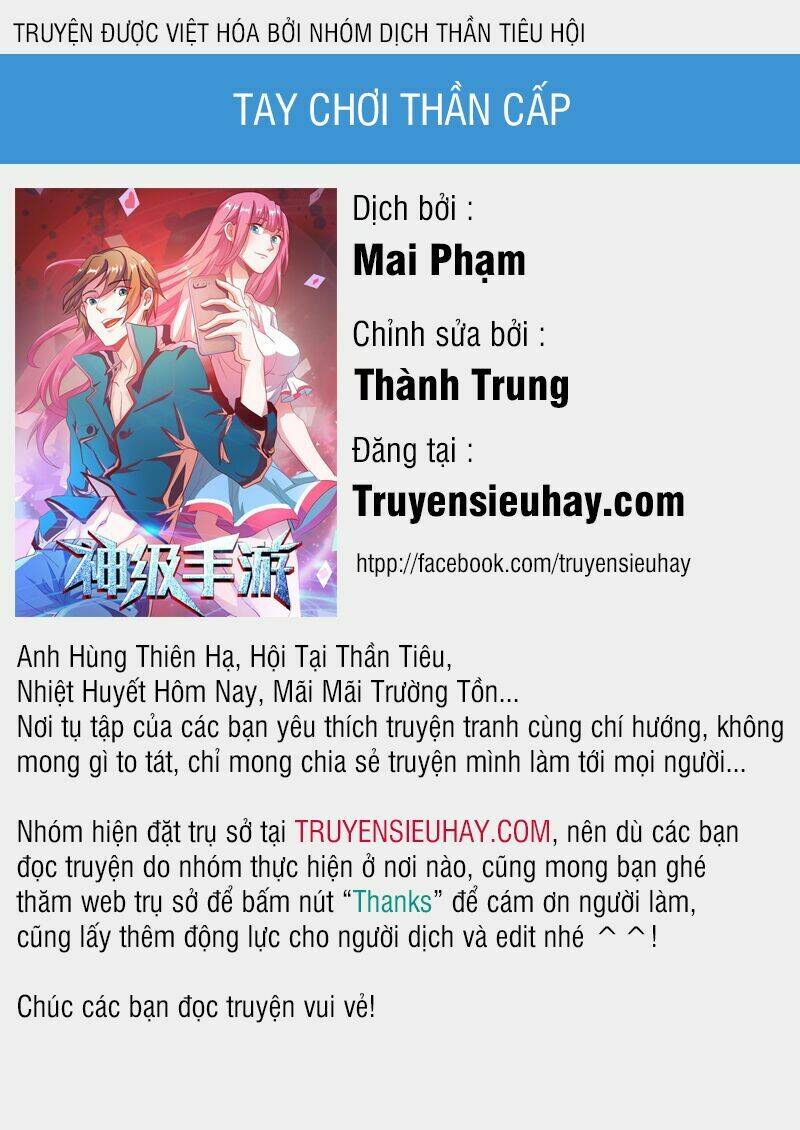Tay Chơi Thần Cấp: Chapter 7