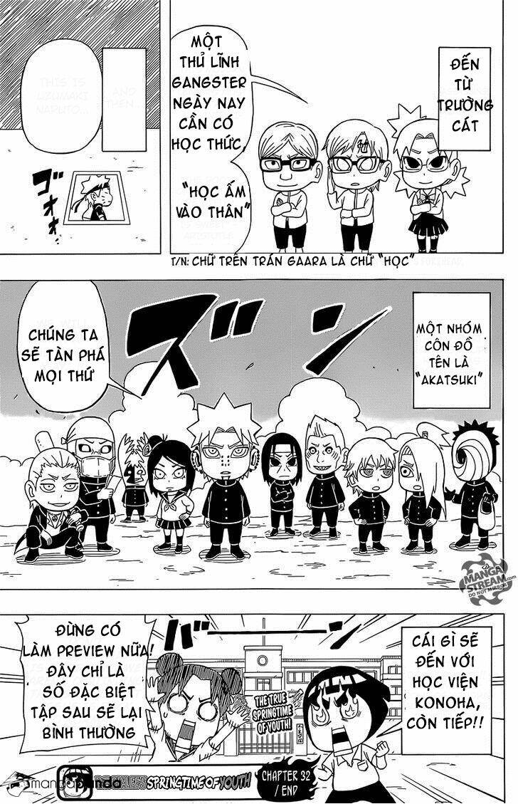 Cửu Vĩ Hồ Ly Ngoại Truyện Rock Lee: Chapter 32