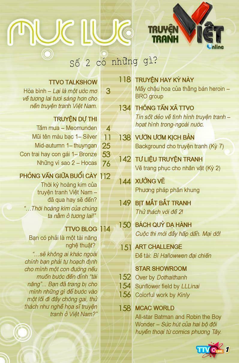 Tạp Chí Truyện Tranh Việt Nam Online - Ttvo: Chapter 2