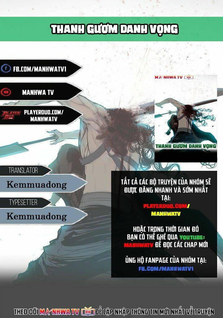 Thanh Gươm Danh Vọng: Chapter 1