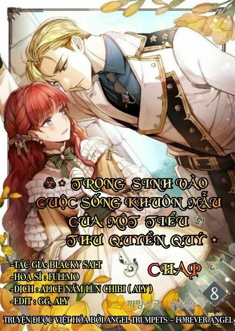 Cuộc Sống Rập Khuôn Của Một Quý Cô Tái Sinh!: Chapter 8