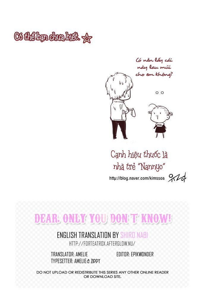 Dear, Only You Don\’t Know!: Chapter 3