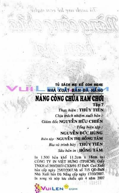 Nàng Công Chúa Ham Chơi: Chapter 7