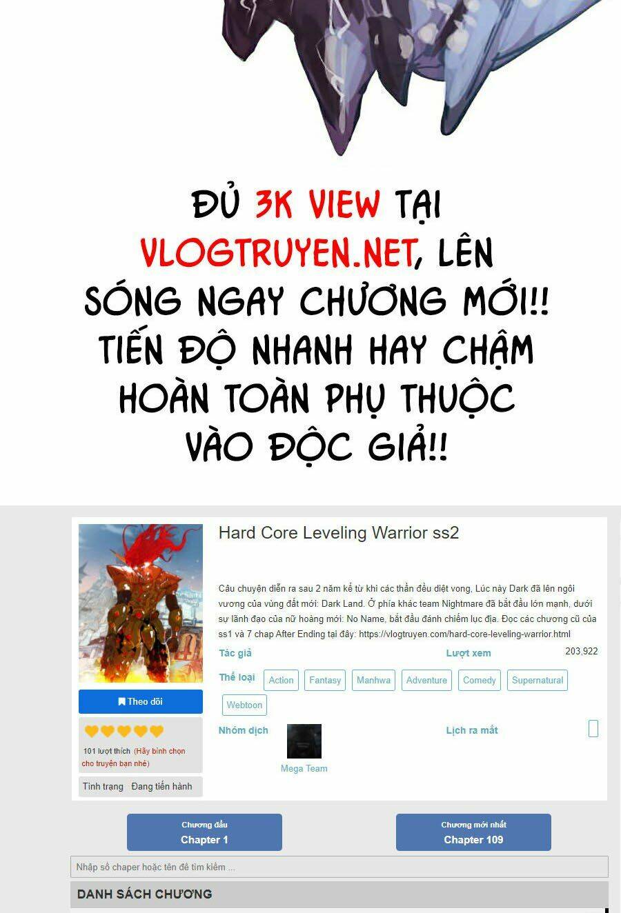 Hard Core Leveling Warrior Ss2: Chapter 111