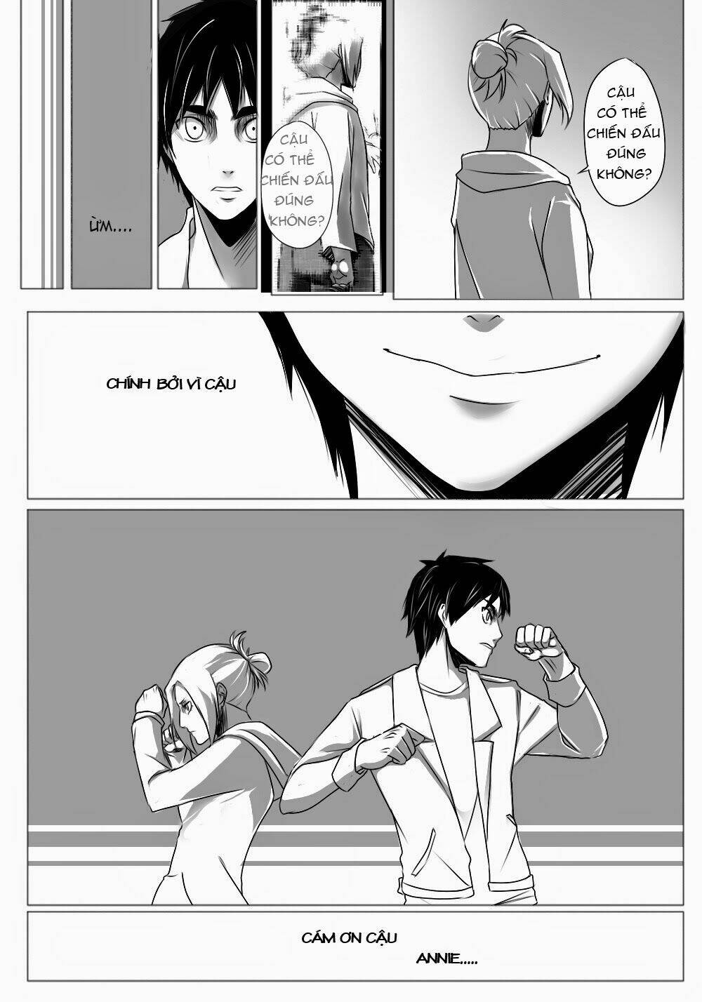 Đại Chiến Titan - Doujinshi Về Cuộc Tình Tay 4: Chapter 3