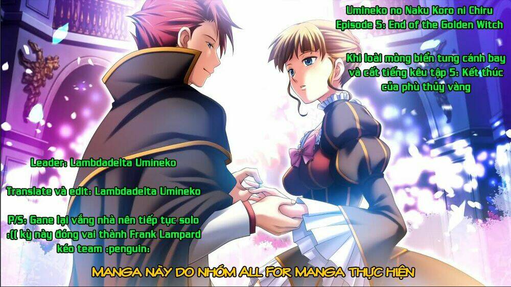 Umineko No Naku Koro Ni Chiru Ep 5: End Of The Golden Witch: Chapter 3