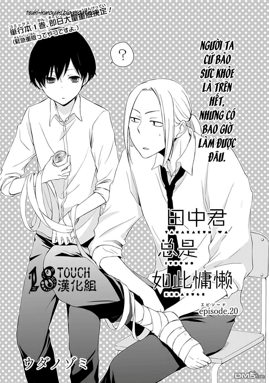 Tanaka-Kun Wa Itsumo Kedaruge: Chapter 20