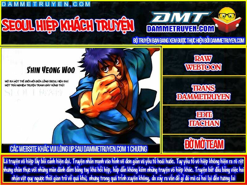 Seoul Hiệp Khách Truyện: Chapter 1