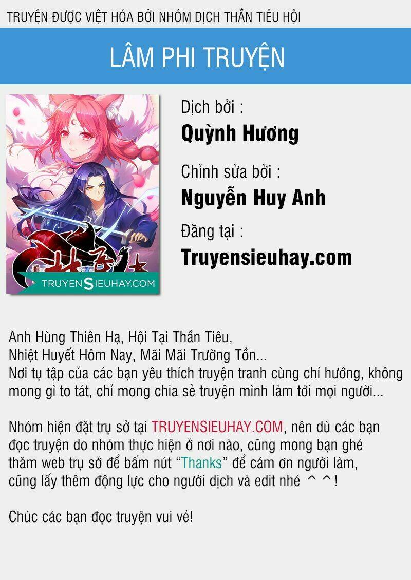 Lâm Phi Truyện: Chapter 1
