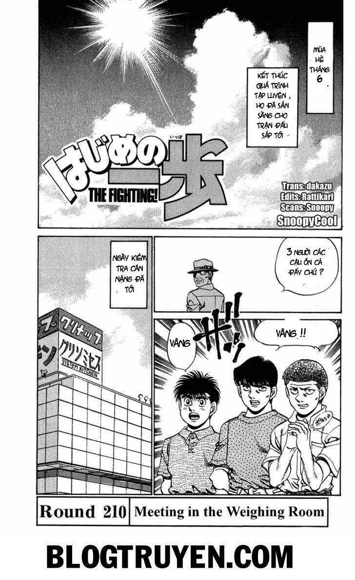 Võ Sĩ Quyền Anh Ippo: Chapter 210