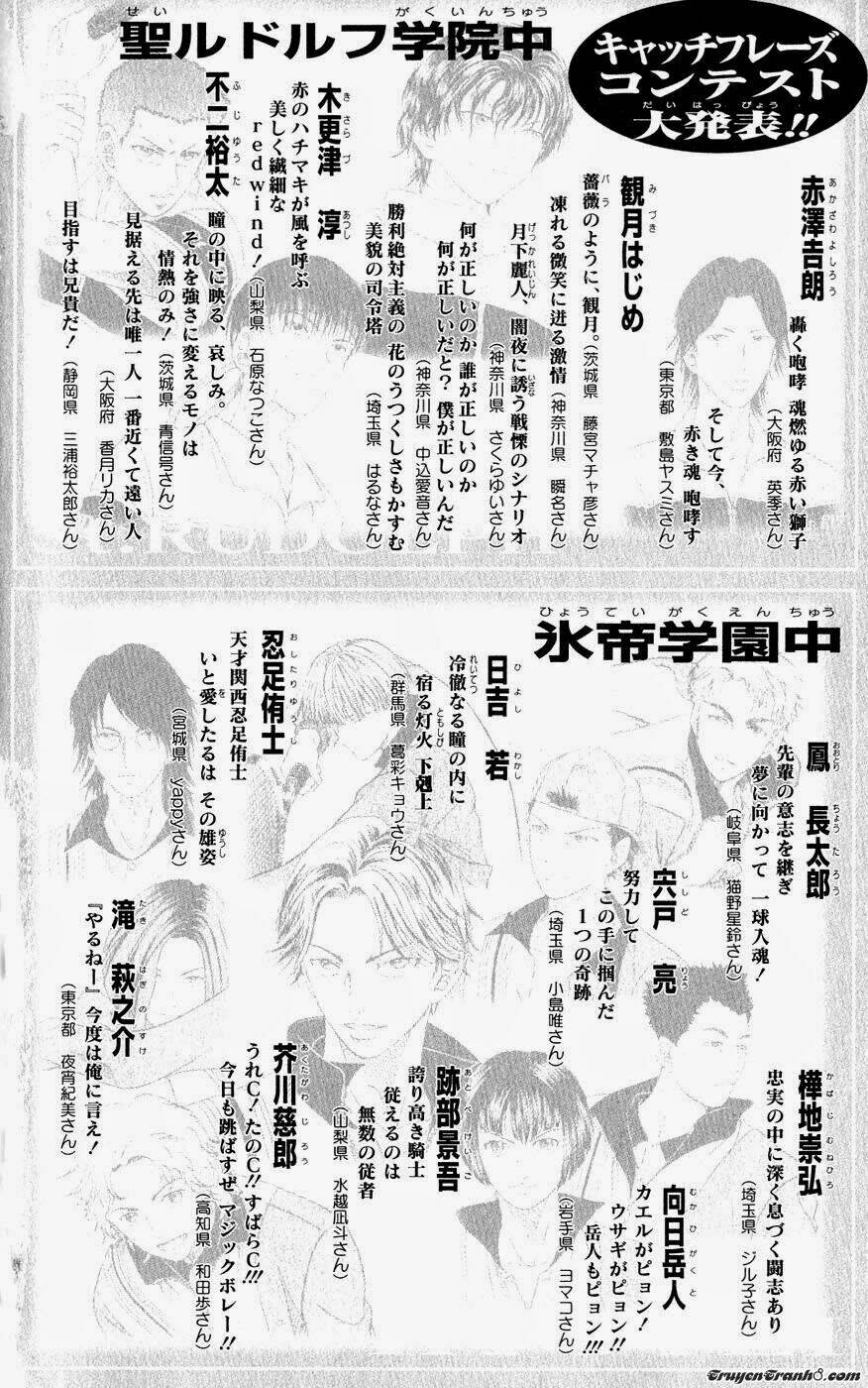 Hoàng Tử Tennis: Chapter 189