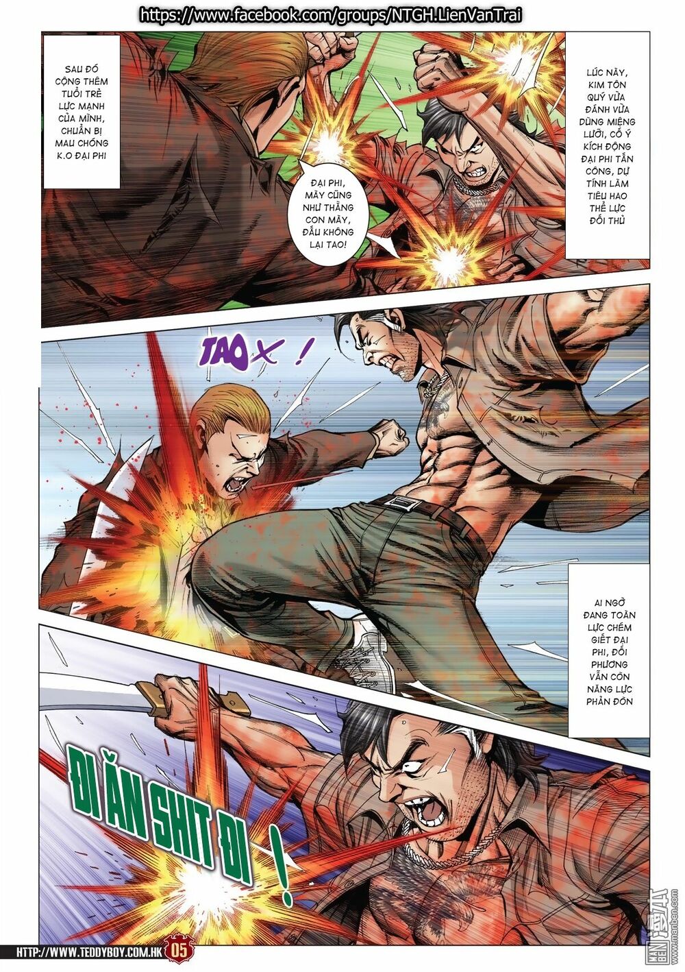 Người Trong Giang Hồ: Chapter 2034: Kim Tôn Quý vs Đại Phi 2