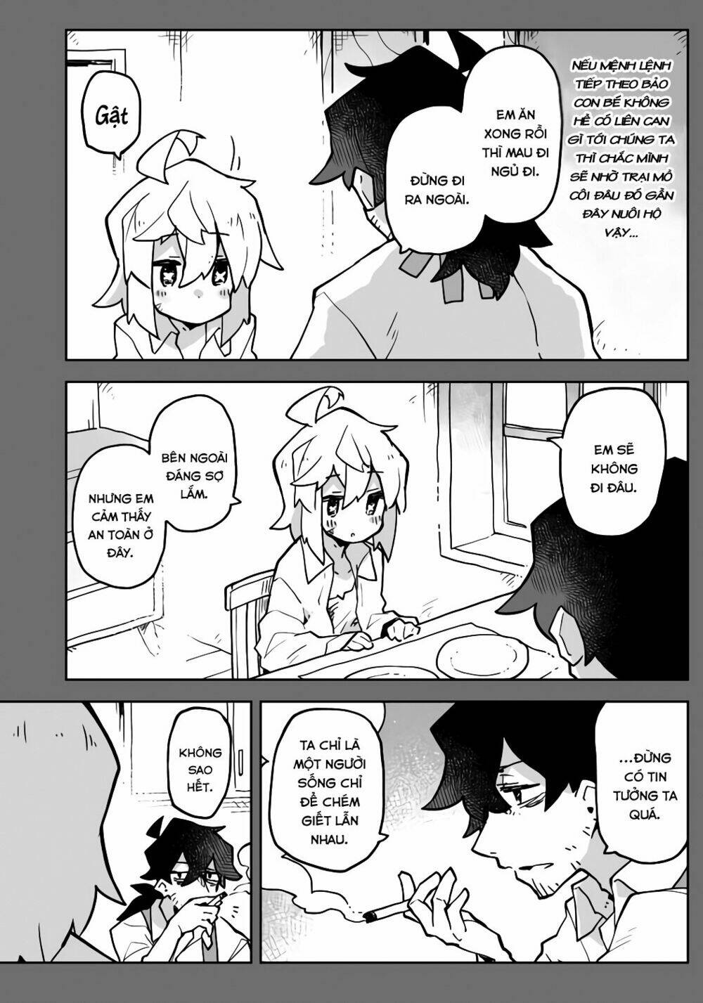 The Story Of A Terrifying Hitman And A Little Girl: Chapter 1