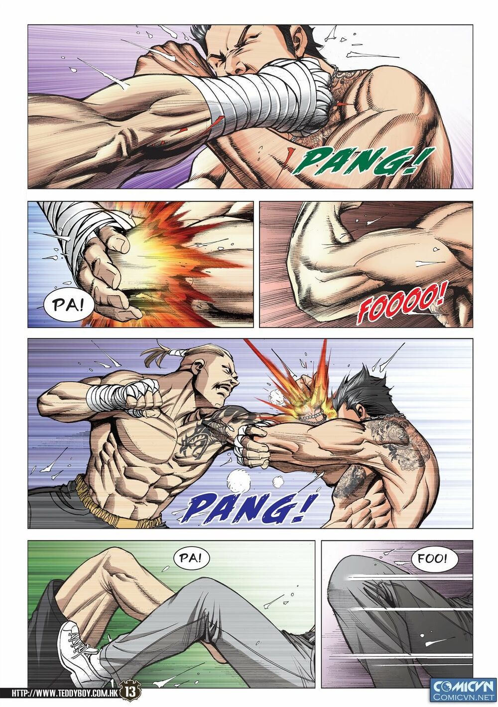 Người Trong Giang Hồ: Chapter 2143: Ác chiến vua Muay Thai