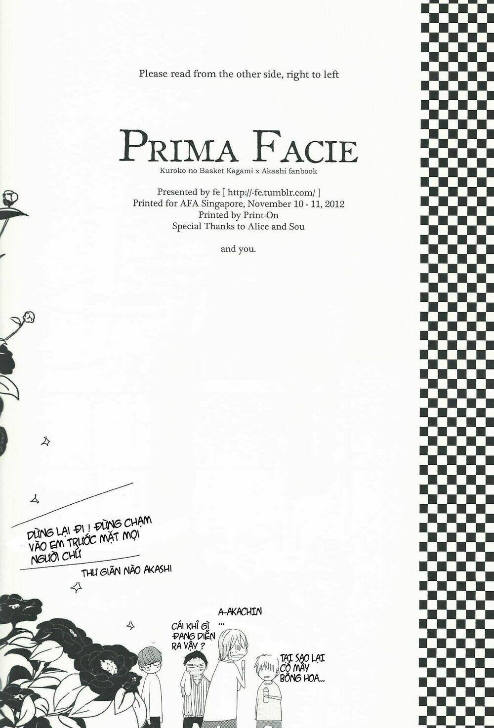 Knb Doujinshi [Kagaaka] - Prima Facie: Chapter 1