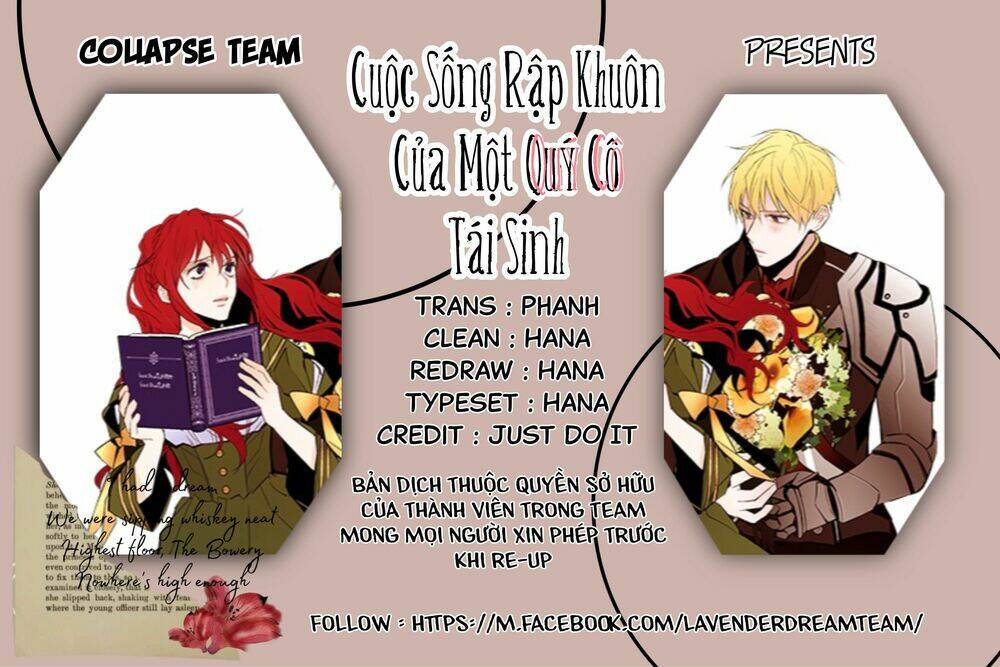 Cuộc Sống Rập Khuôn Của Một Quý Cô Tái Sinh!: Chapter 7