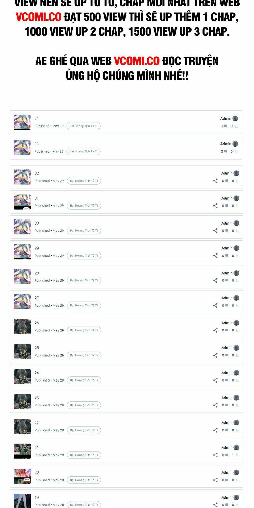 Đại Hoang Tịch Tà Ti: Chapter 20