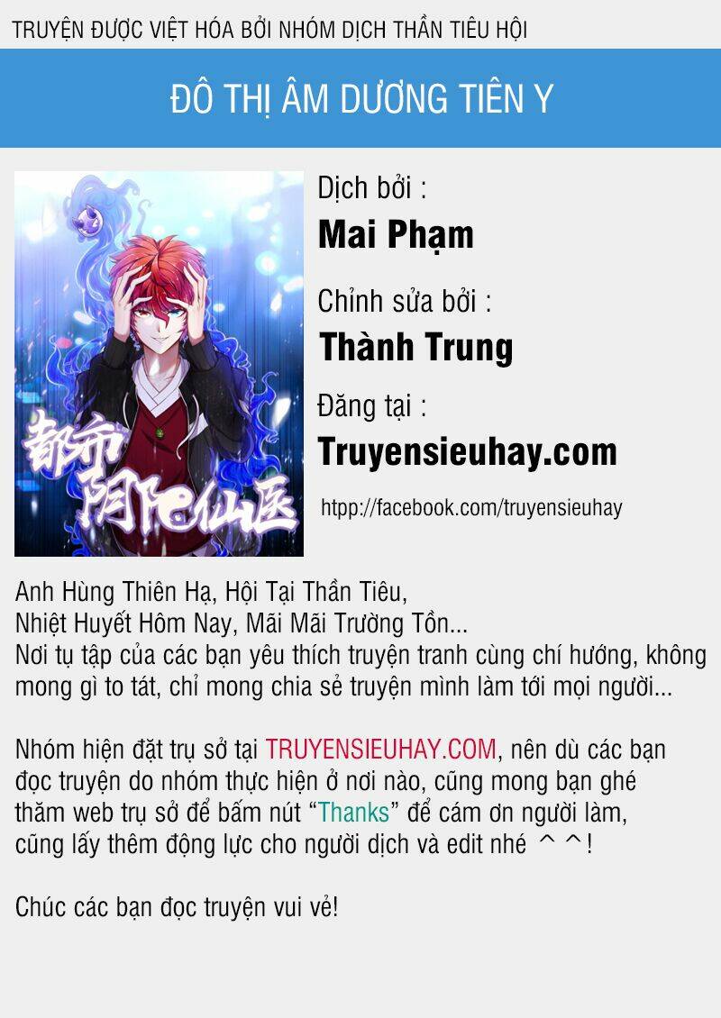 Đô Thị Âm Dương Tiên Y: Chapter 18