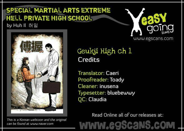 Special Martial Arts Extreme Hell Private High School: Chapter 1