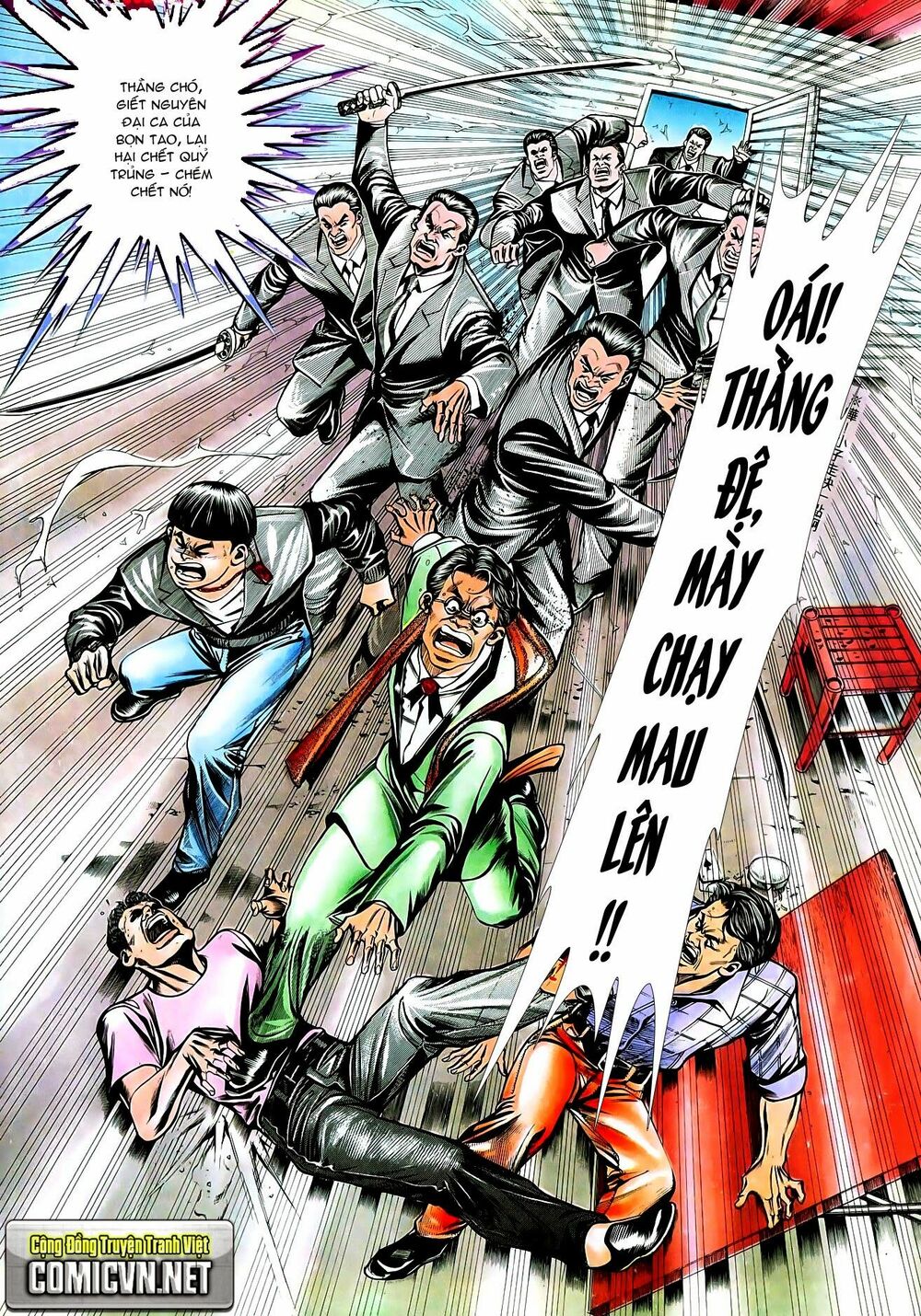 Người Trong Giang Hồ: Chapter 40: Đường cùng tháo chạy
