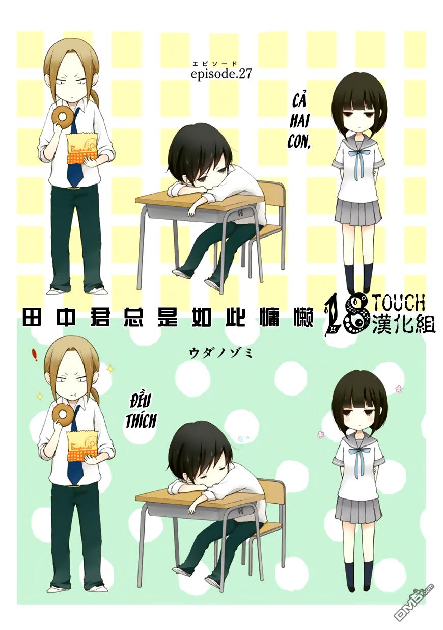 Tanaka-Kun Wa Itsumo Kedaruge: Chapter 27