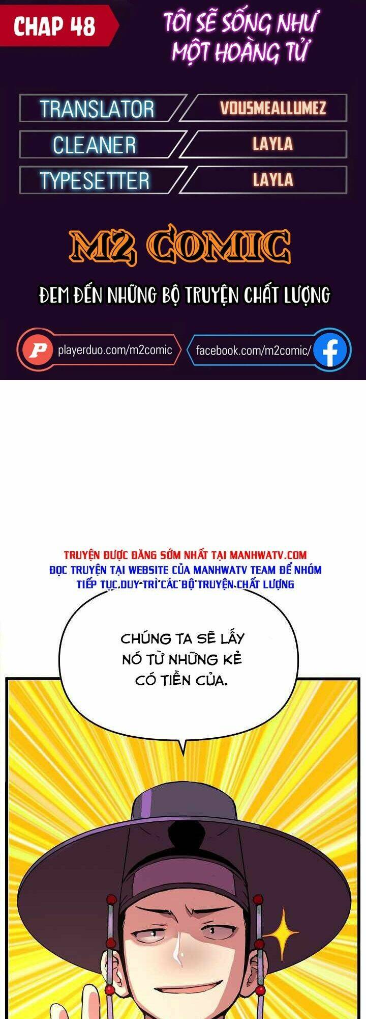 Tôi Sẽ Sống Như Một Hoàng Tử: Chapter 48