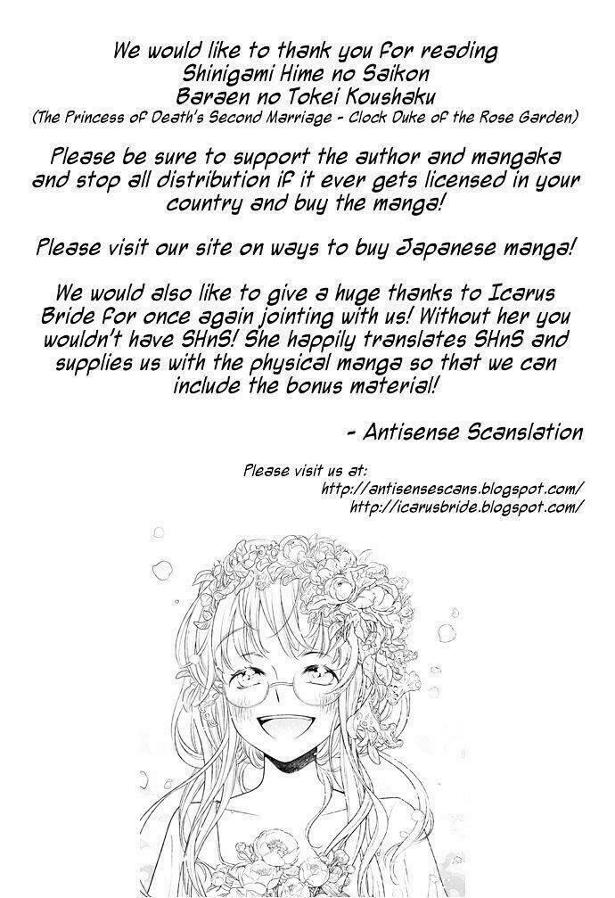 Shinigamihime No Saikon - Baraen No Tokei Koushaku: Chapter 1